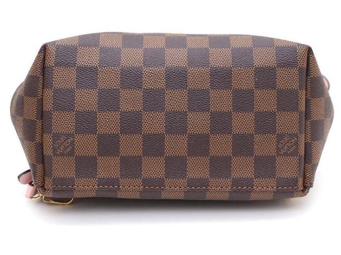 Louis Vuitton Clapton Damenrucksack aus Damier Ebene Canvas Pink - Ansicht 7