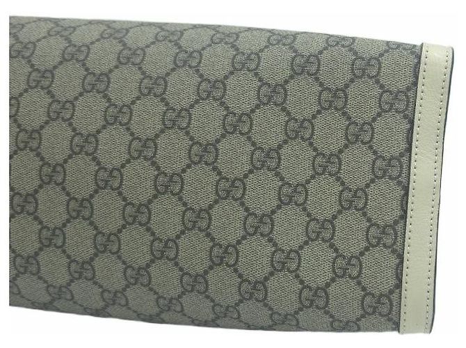 Gucci Borsa a tracolla con catena medium Padlock GG Supreme Canvas Tote Bag Bianco - vista 7