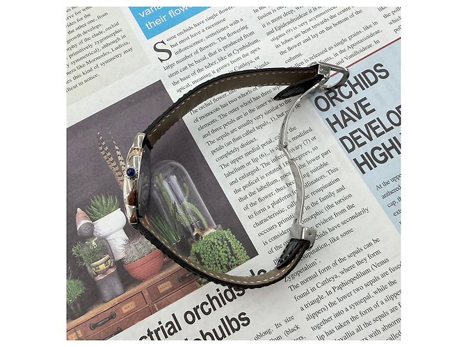Cartier Ronde Solo Small Blue Hands Double Buckle Damenuhr - Ansicht 15