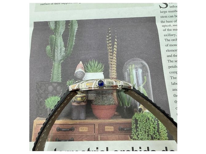 Cartier Ronde Solo Small Blue Hands Double Buckle Damenuhr - Ansicht 16