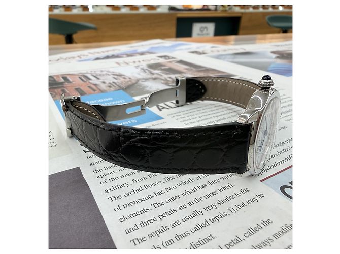 Cartier Ronde Solo Small Blue Hands Double Buckle Damenuhr - Ansicht 21