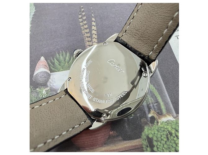 Cartier Ronde Solo Small Blue Hands Double Buckle Damenuhr - Ansicht 8