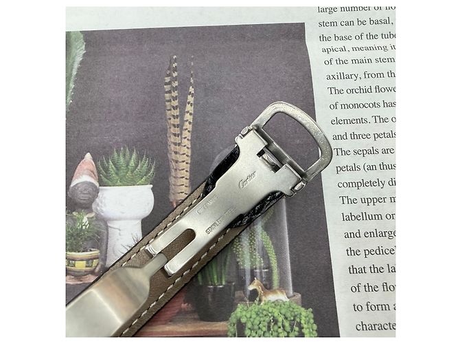 Cartier Ronde Solo Small Blue Hands Double Buckle Damenuhr - Ansicht 9