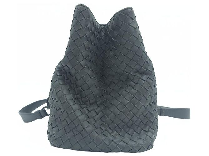 Bottega Veneta Intrecciato Nappa Leder Chain Tote Bag Grau Braun - Ansicht 4