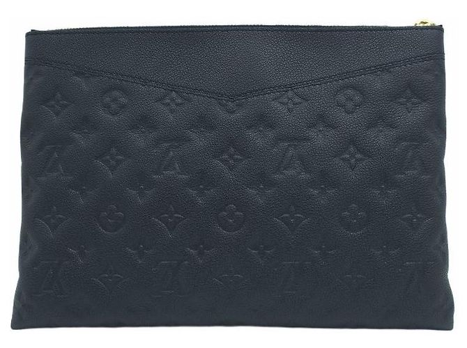 Louis Vuitton Clutch Daily in pelle Monogram Empreinte Nero - vista 11