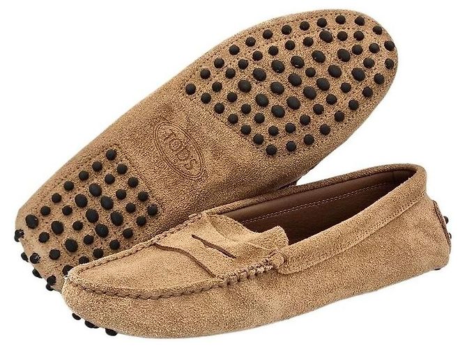 Tod's Mocassini da guida in scamosciato Marrone - vista 2