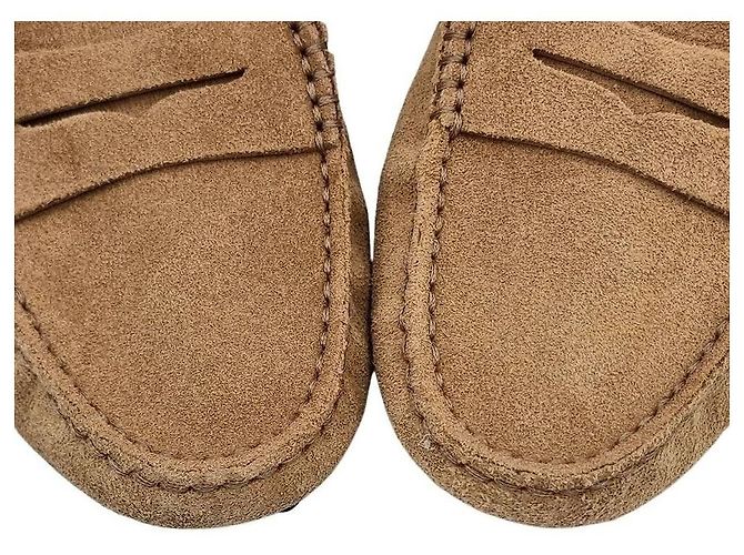 Tod's Mocassini da guida in scamosciato Marrone - vista 3