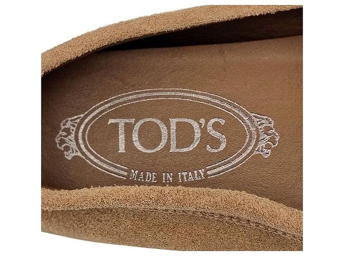 Tod's Mocassini da guida in scamosciato Marrone - vista 5