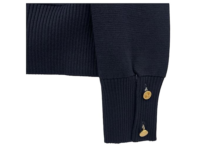 Thom Browne Milan Strick Navy Blau - Ansicht 9