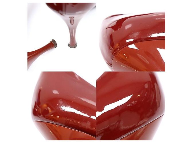 Salvatore Ferragamo Décolleté Carla Wine Patent da donna Rosso - vista 6