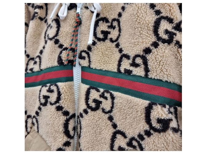 Gucci Maxi GG Wool Jersey Jacket - view 2