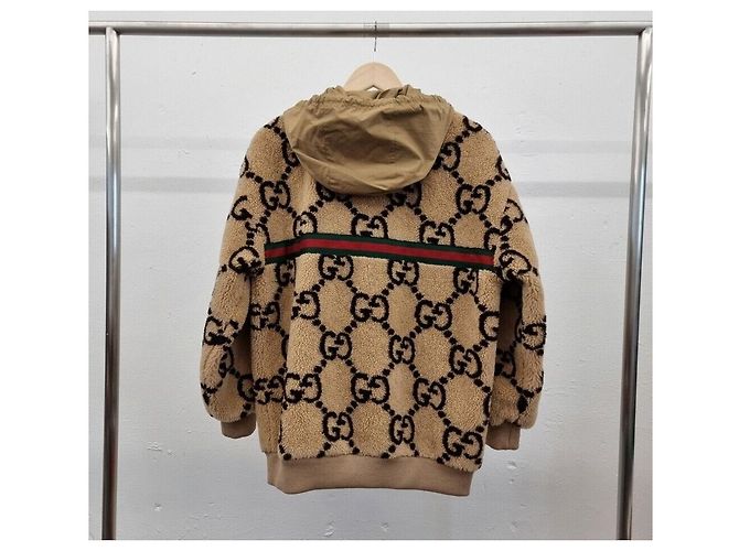 Gucci Maxi GG Wool Jersey Jacket - view 3