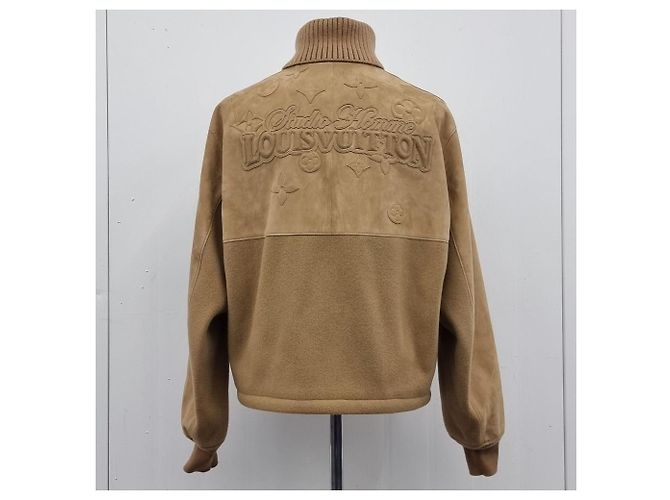 Louis Vuitton Chaqueta Blouson Tether de ante Naranja - vista 10