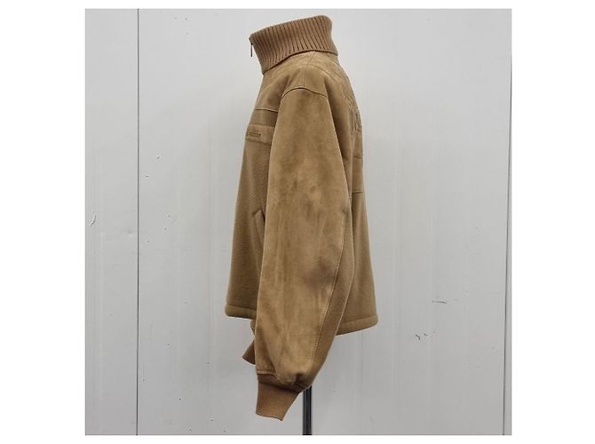 Louis Vuitton Chaqueta Blouson Tether de ante Naranja - vista 9