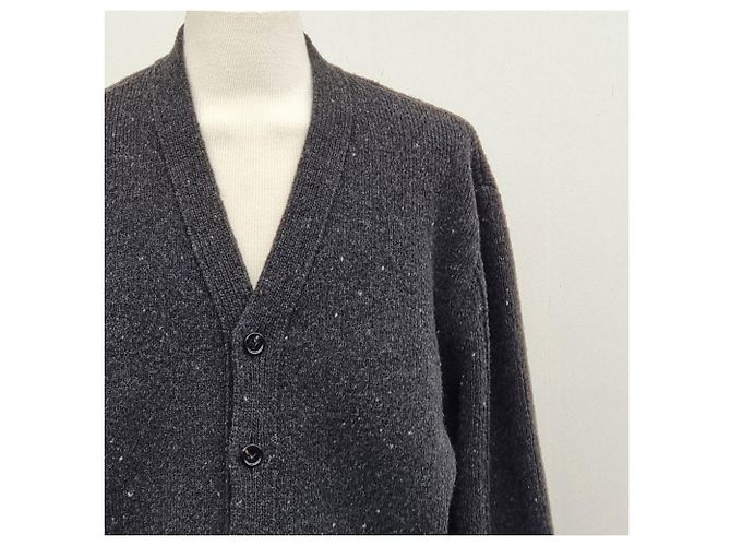 Bottega Veneta Wollstrickjacke Grau - Ansicht 5