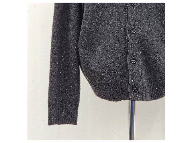 Bottega Veneta Wollstrickjacke Grau - Ansicht 6