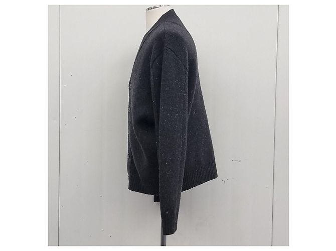 Bottega Veneta Wollstrickjacke Grau - Ansicht 7