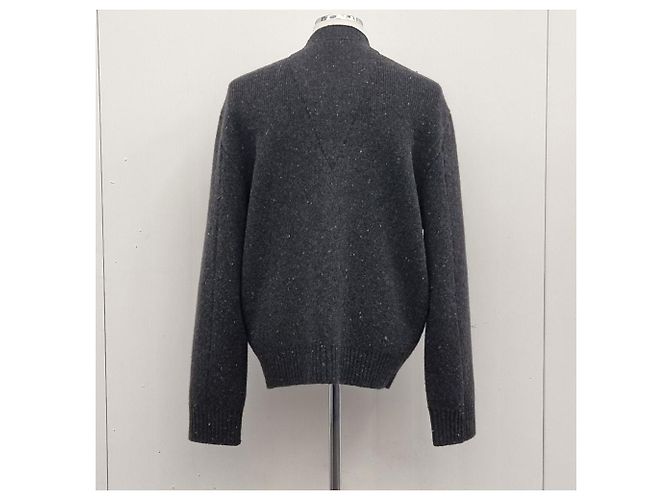 Bottega Veneta Wollstrickjacke Grau - Ansicht 8