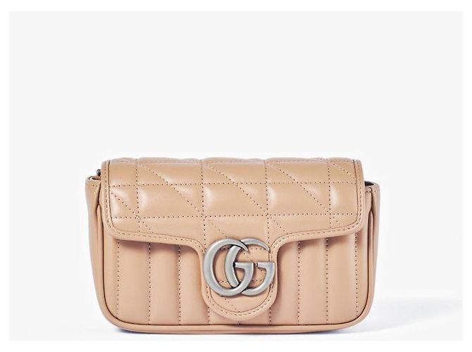 Gucci Bolso de hombro Super Mini Chain Matelassé Marmont GG - vista 2