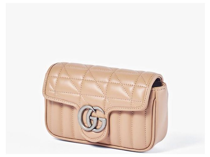 Gucci Bolso de hombro Super Mini Chain Matelassé Marmont GG - vista 4