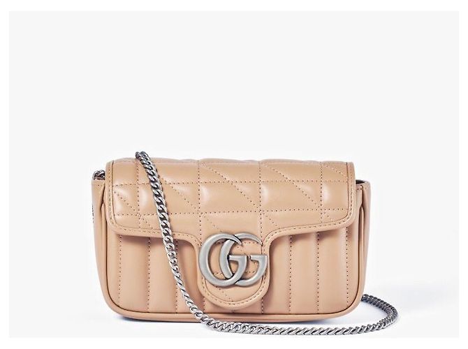 Gucci Bolso de hombro Super Mini Chain Matelassé Marmont GG - vista 7