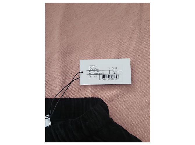 Iro Schwarze Samtshorts - Ansicht 4