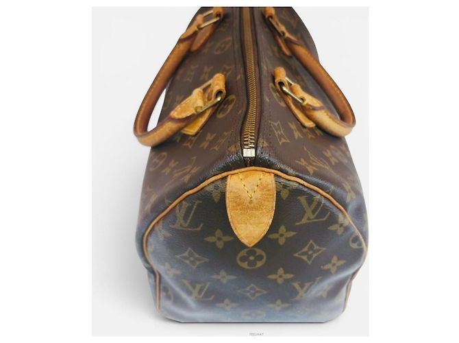 Louis Vuitton Monogram Speedy Tote Bag Braun - Ansicht 3