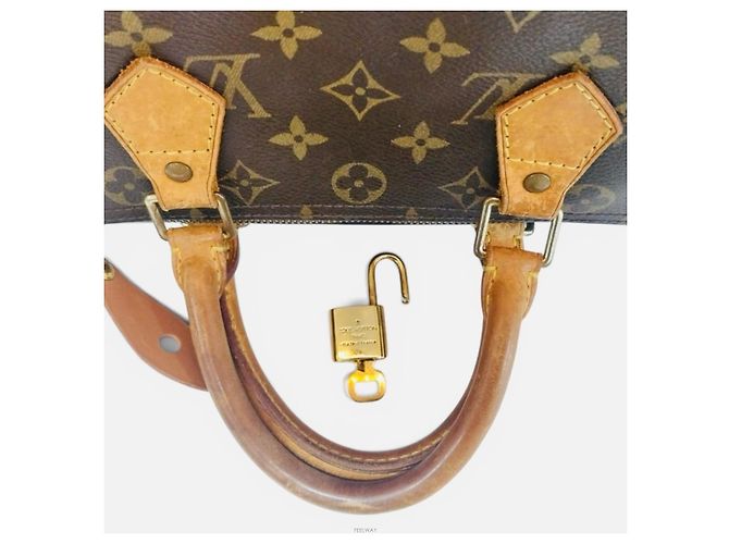 Louis Vuitton Monogram Speedy Tote Bag Braun - Ansicht 5