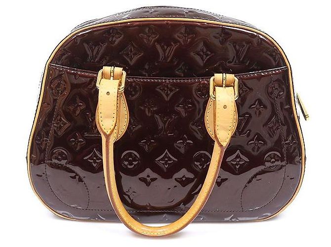Louis Vuitton Borsa Tote Monogram Vernis Amarante Summit Drive Porpora - vista 2