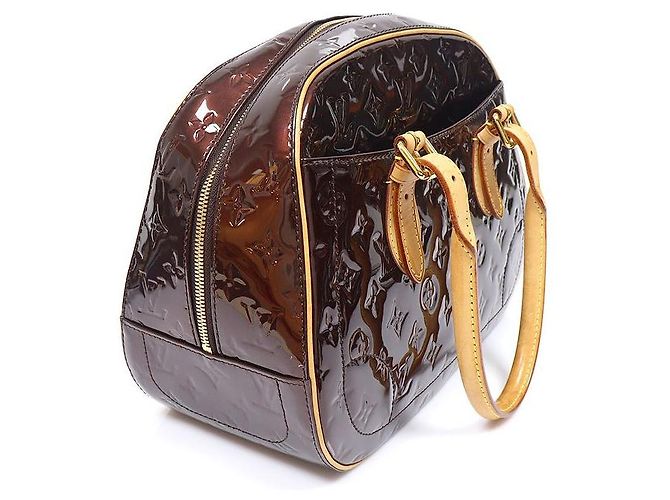 Louis Vuitton Borsa Tote Monogram Vernis Amarante Summit Drive Porpora - vista 4