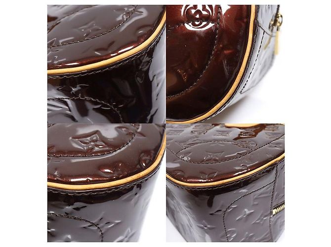 Louis Vuitton Borsa Tote Monogram Vernis Amarante Summit Drive Porpora - vista 7