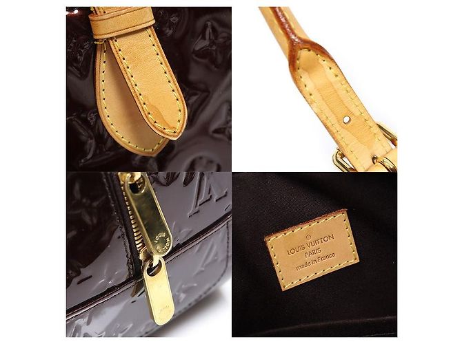 Louis Vuitton Borsa Tote Monogram Vernis Amarante Summit Drive Porpora - vista 8