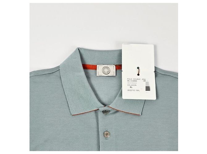 Hermès Technisches Kurzarm-Poloshirt für Herren Grün - Ansicht 11