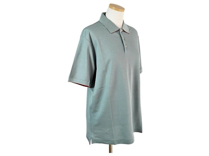 Hermès Technisches Kurzarm-Poloshirt für Herren Grün - Ansicht 8