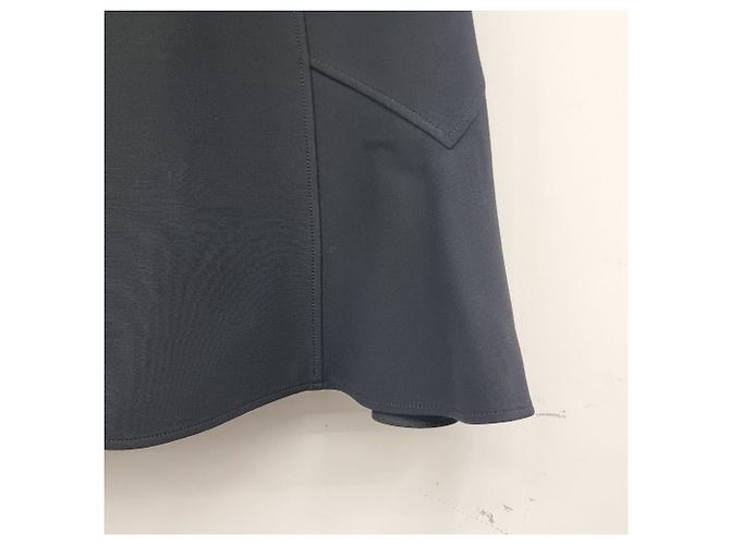 Louis Vuitton Abito skater in seta a maniche corte Nero - vista 7