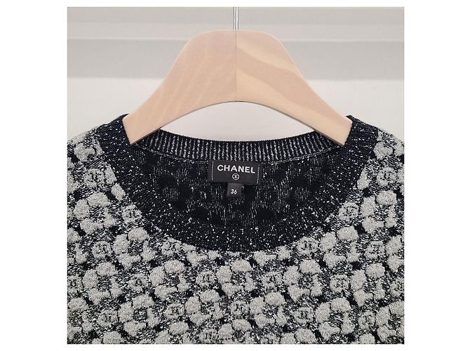 Chanel Pull en maille Camellia Cruise inutilisé Multicolore - vue 5