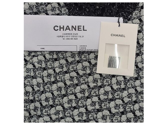 Chanel Pull en maille Camellia Cruise inutilisé Multicolore - vue 8