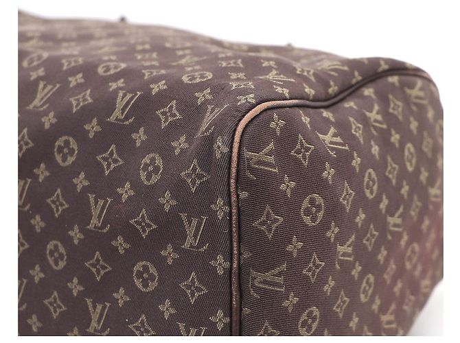 Louis Vuitton Bolso Tote Monogram Mini Rinse Speedy Castaño - vista 7