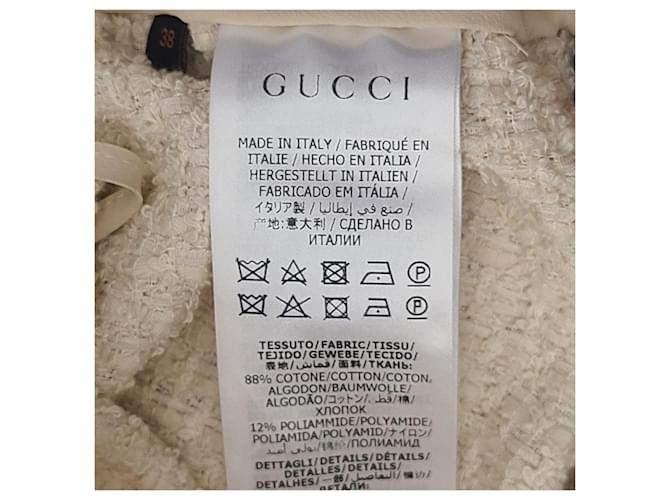 Gucci Tweed-Cardigan-Set Weiß - Ansicht 10