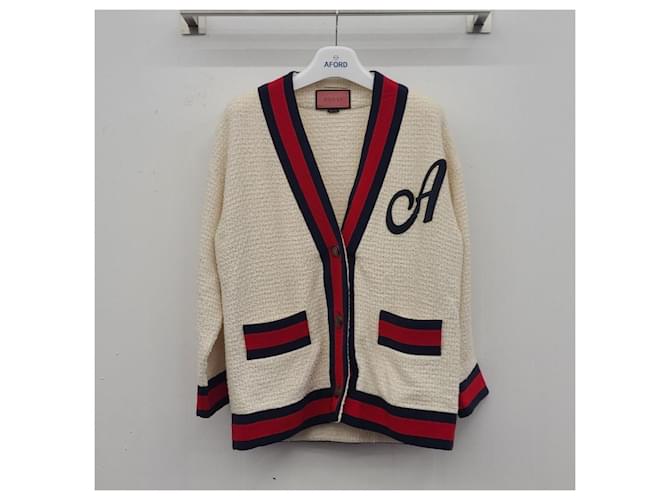 Gucci Tweed-Cardigan-Set Weiß - Ansicht 5