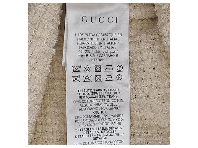 Gucci Tweed-Cardigan-Set Weiß - Ansicht 7