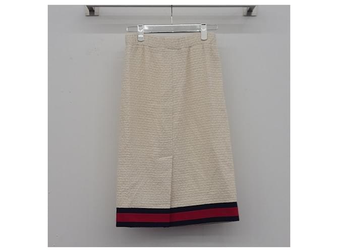 Gucci Tweed-Cardigan-Set Weiß - Ansicht 9