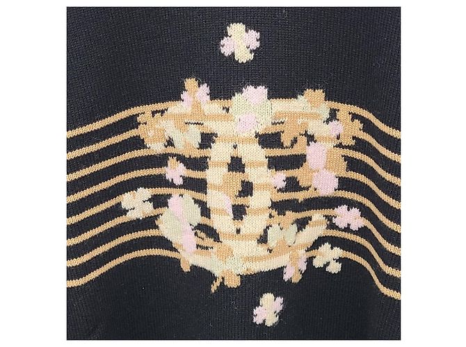 Chanel Tejido de punto con estampado floral sin usar Multicolor - vista 5