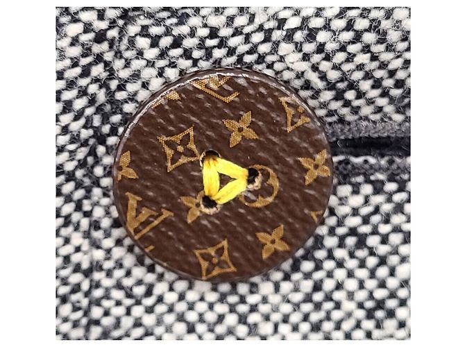 Louis Vuitton Tweed Varsity Jacke Braun - Ansicht 2