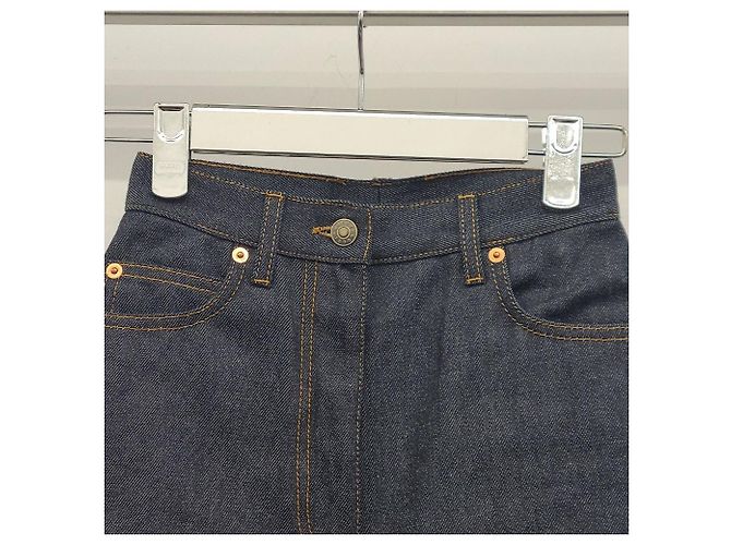 Gucci Pantalones vaqueros con dobladillo sin usar Negro - vista 5
