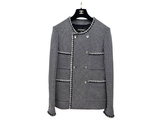 Chanel Giacca in tweed Multicolore - vista 4