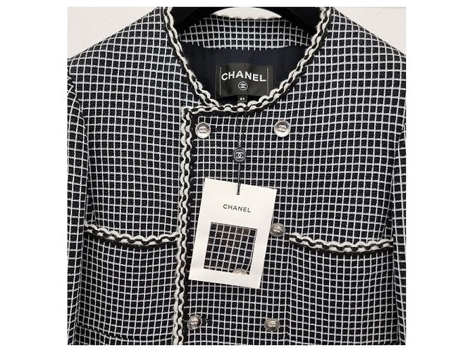 Chanel Giacca in tweed Multicolore - vista 9