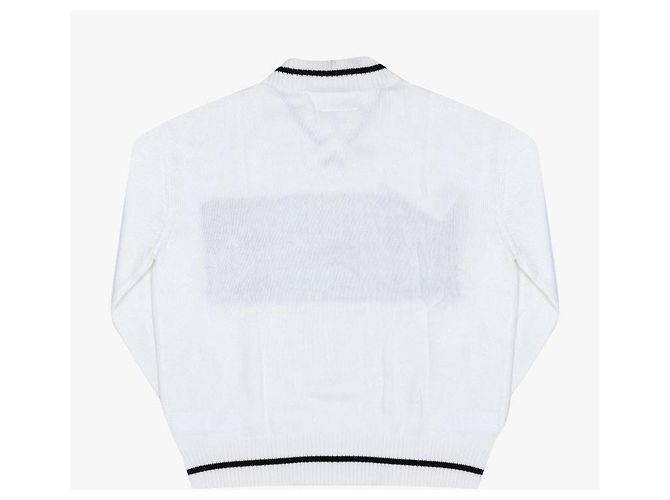 Maison Martin Margiela Strick-Sweatshirt für Kinder Silber - Ansicht 5