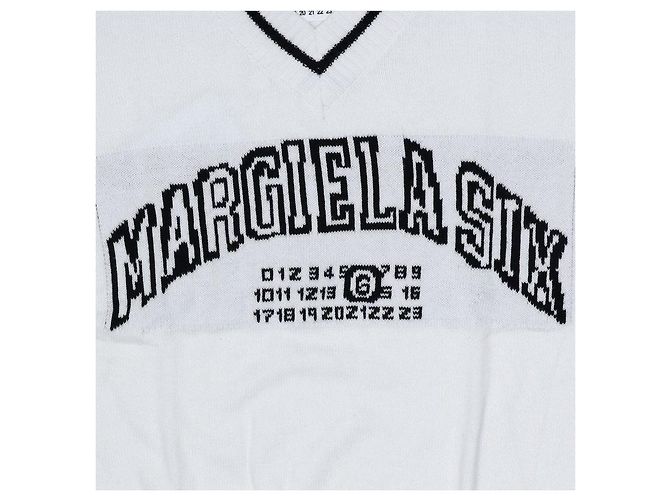 Maison Martin Margiela Strick-Sweatshirt für Kinder Silber - Ansicht 7