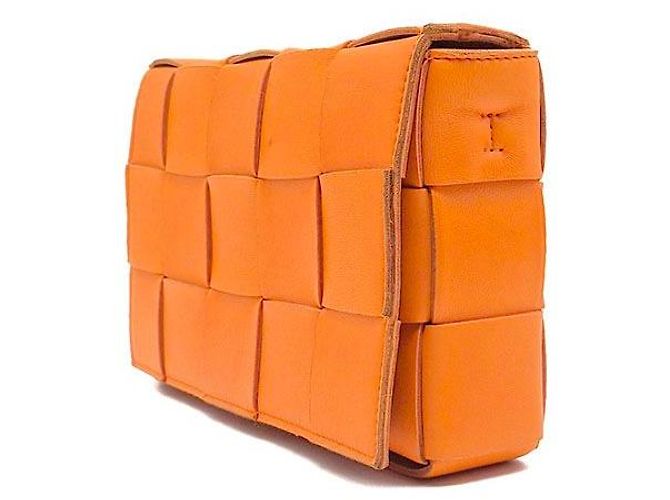 Bottega Veneta Borsa Cassette Arancione - vista 2
